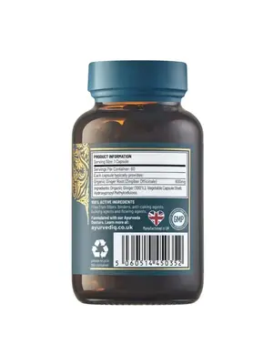 Ayurvediq Wellness Ayurvediq Organic Ginger Capsules