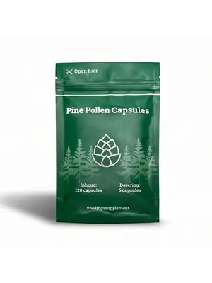 Pine Pollen Poeder Dennenpollen Capsules (Pine Pollen Poeder) |120 Caps