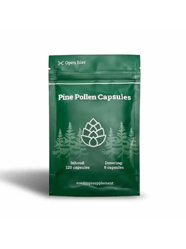 Pine Pollen Poeder Dennenpollen Capsules (Pine Pollen Poeder) |120 Caps