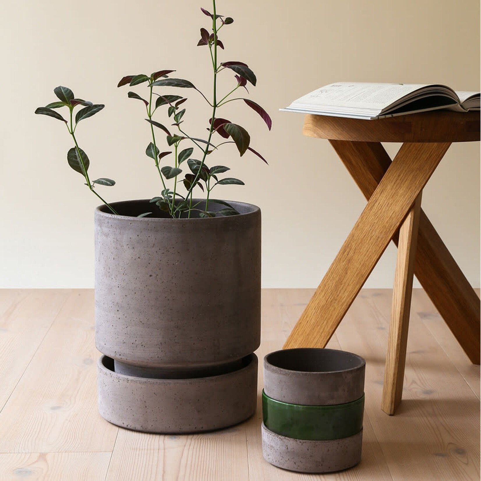 Bergs Potter Hoff pot grey - Ø17