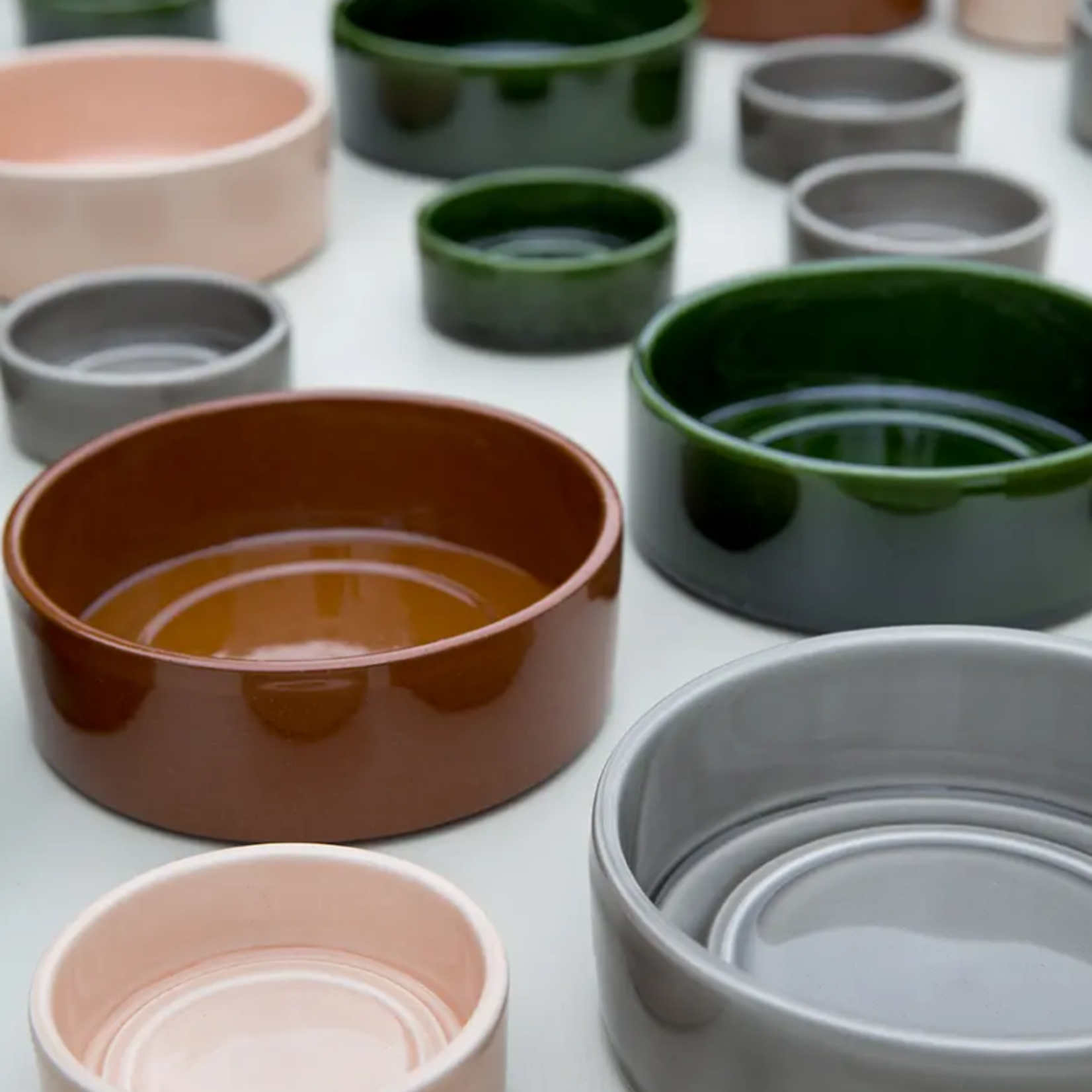 Bergs Potter Hoff Schotel Pearl grey - Ø18
