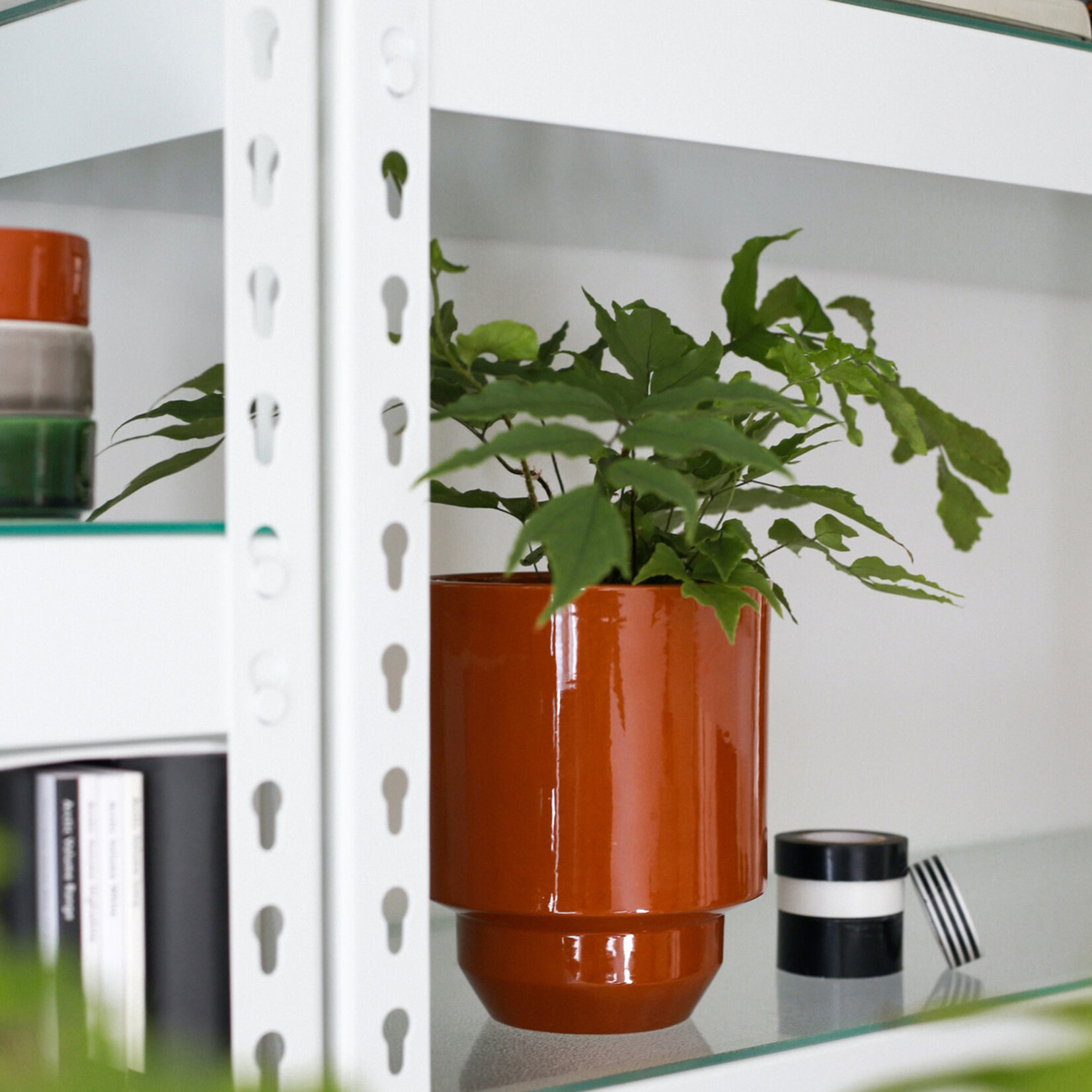 Bergs Potter Hoff pot rusty red - Ø13