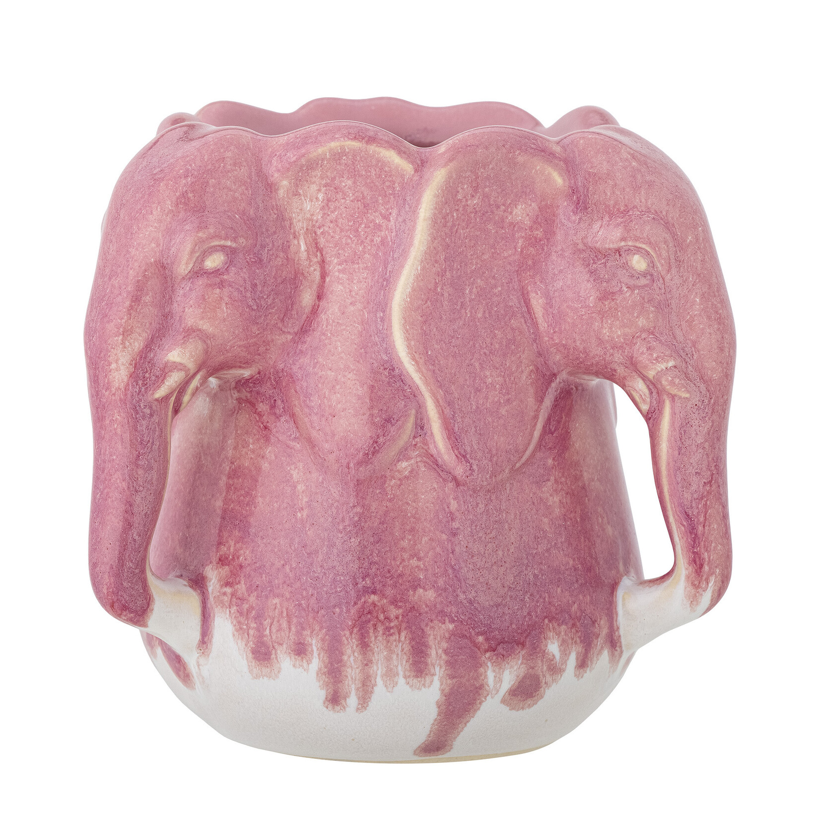 Bloomingville Pontus vaas roze olifant - Ø09