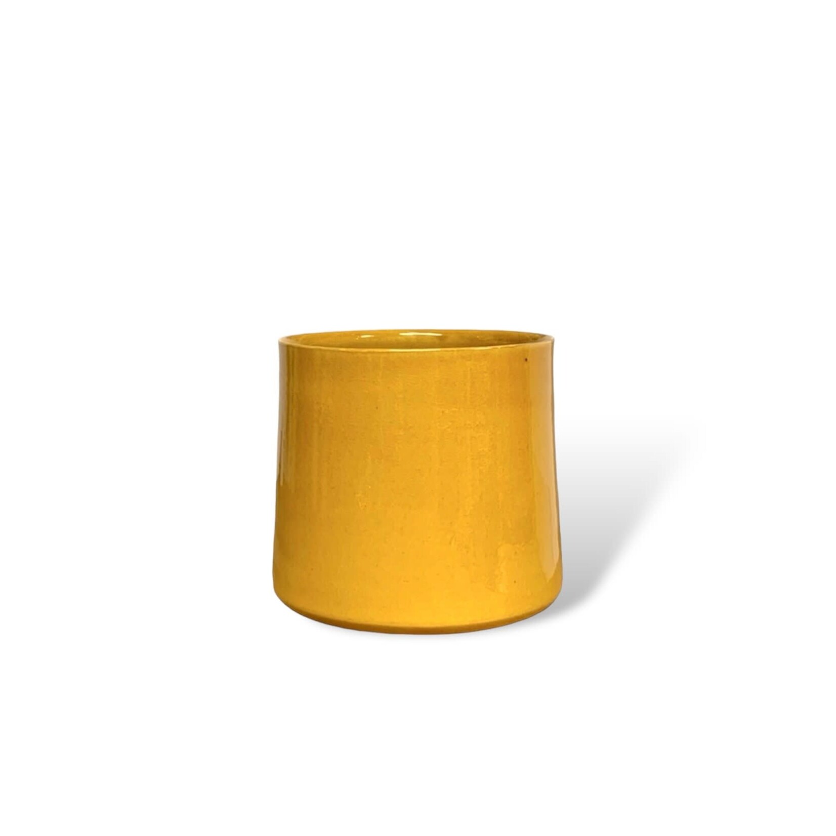 Cocoon Pot conic ochre - Ø23