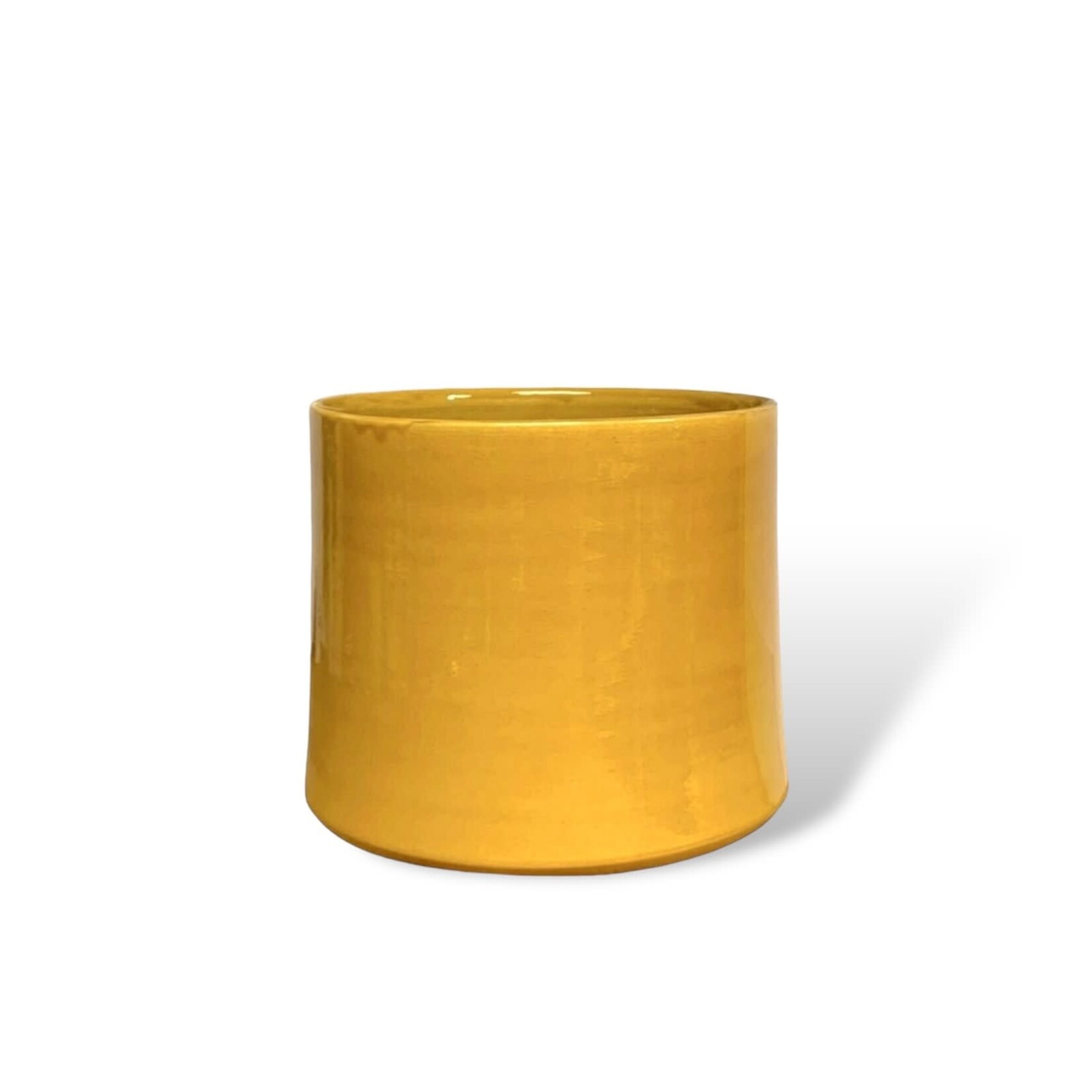 Cocoon Pot conic ochre - Ø30
