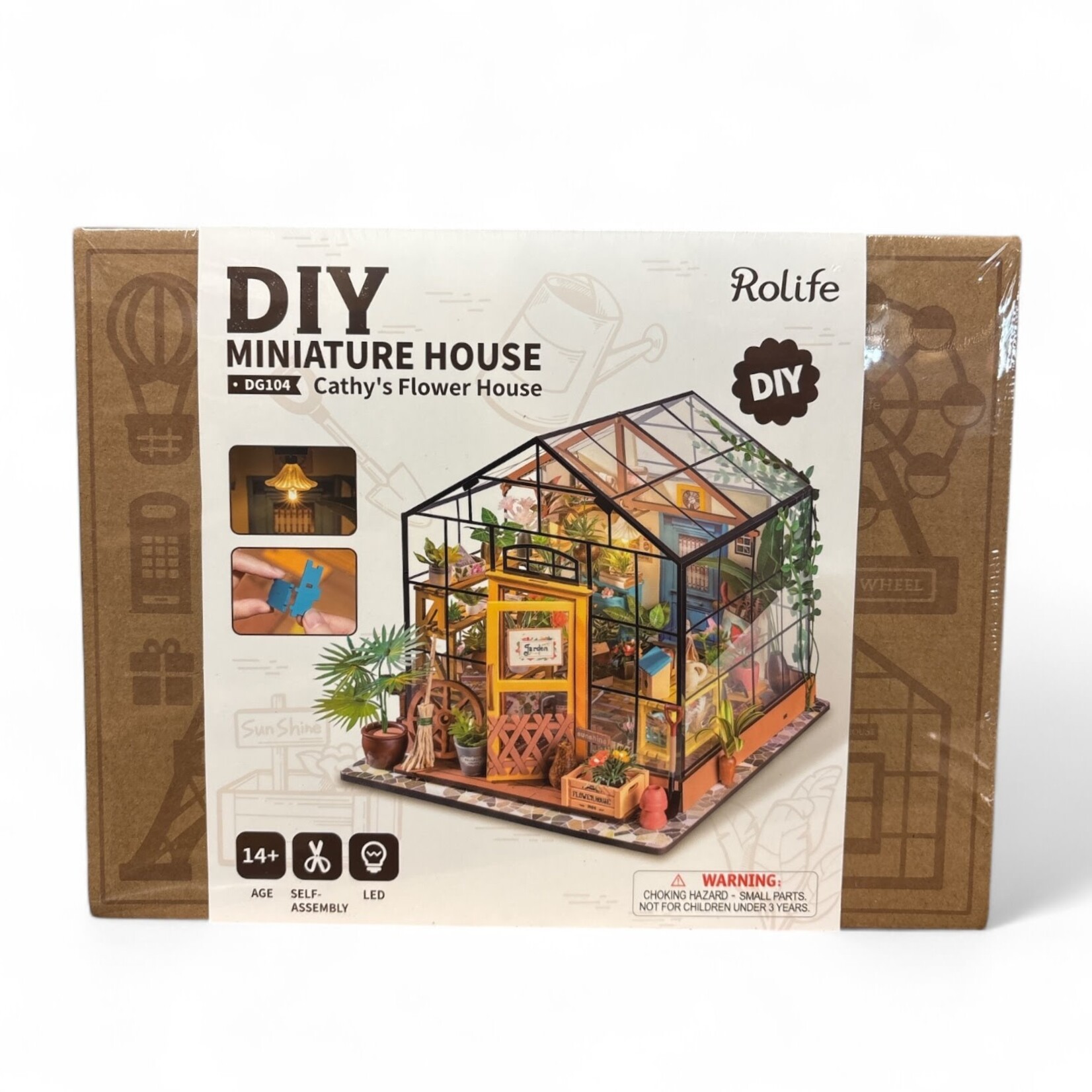 Robotime DIY Huisje Cathy's Green House
