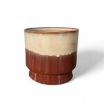 Ceramics Limburg Robusto pot duo ocher - Ø21,5