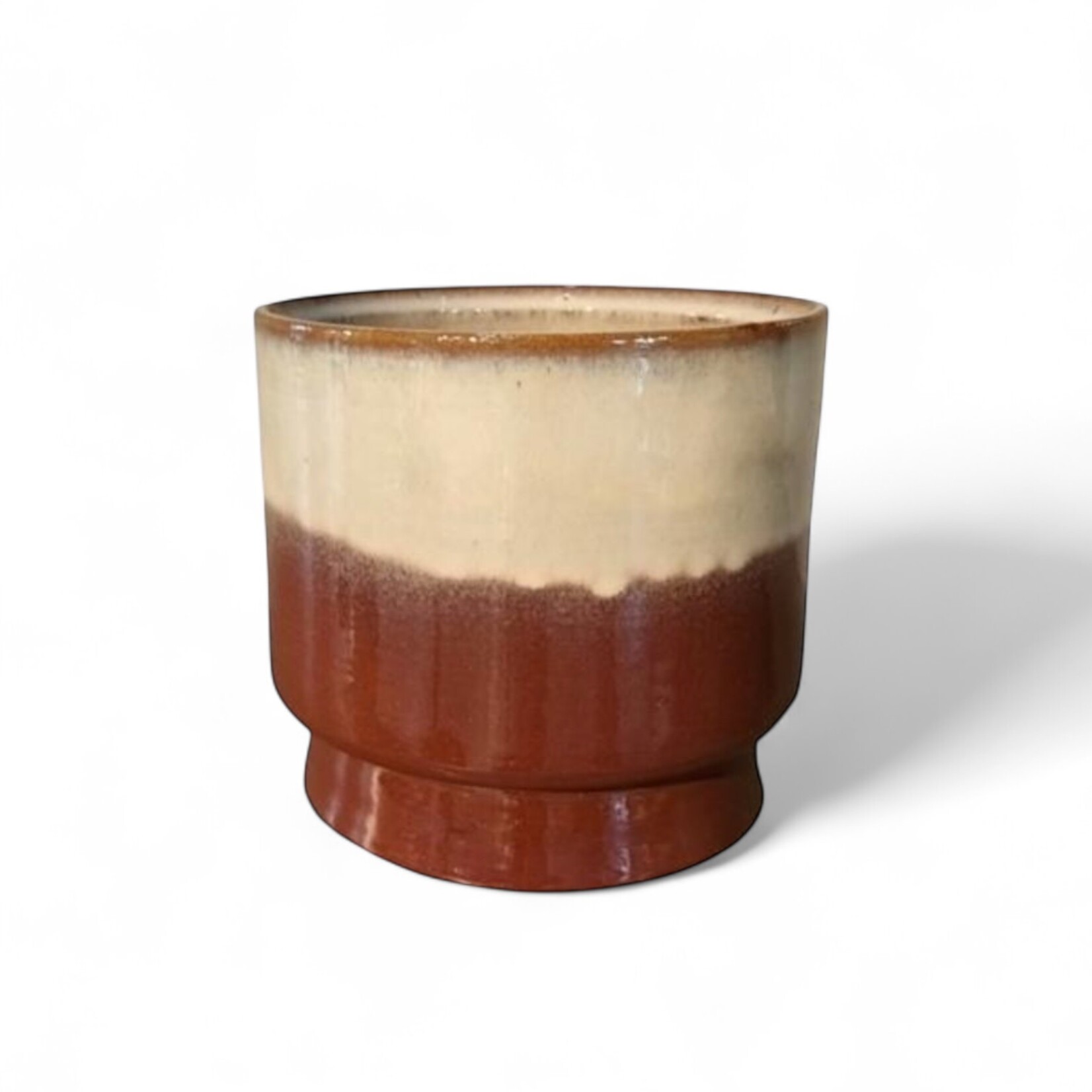 Ceramics Limburg Robusto pot duo ocher - Ø21,5