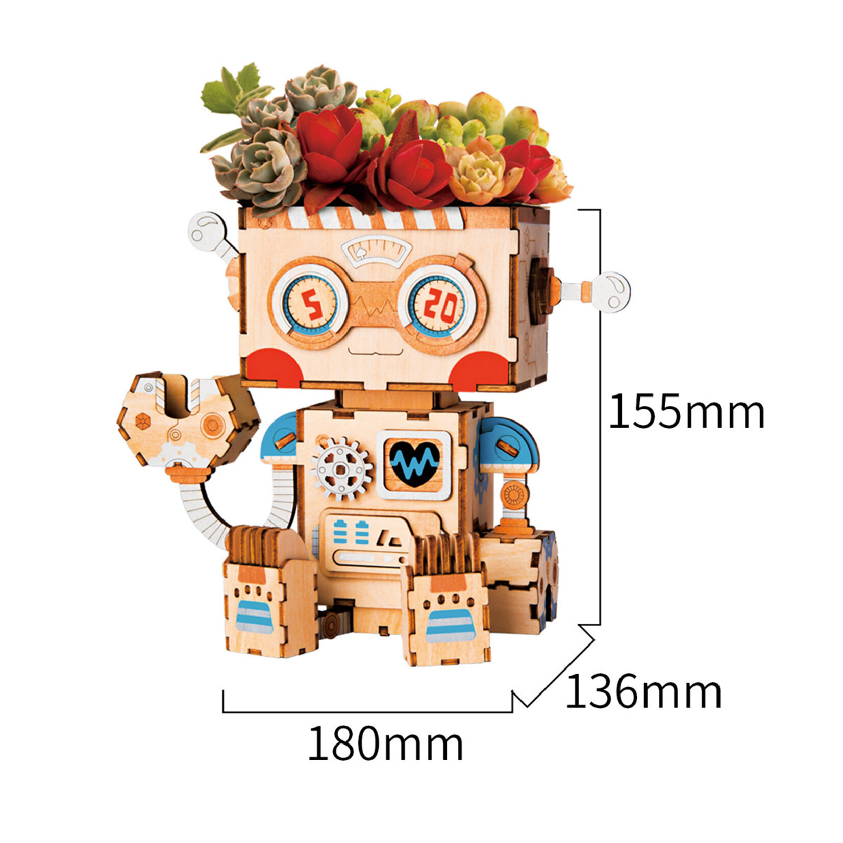 Robotime DIY Flowerpot Robot