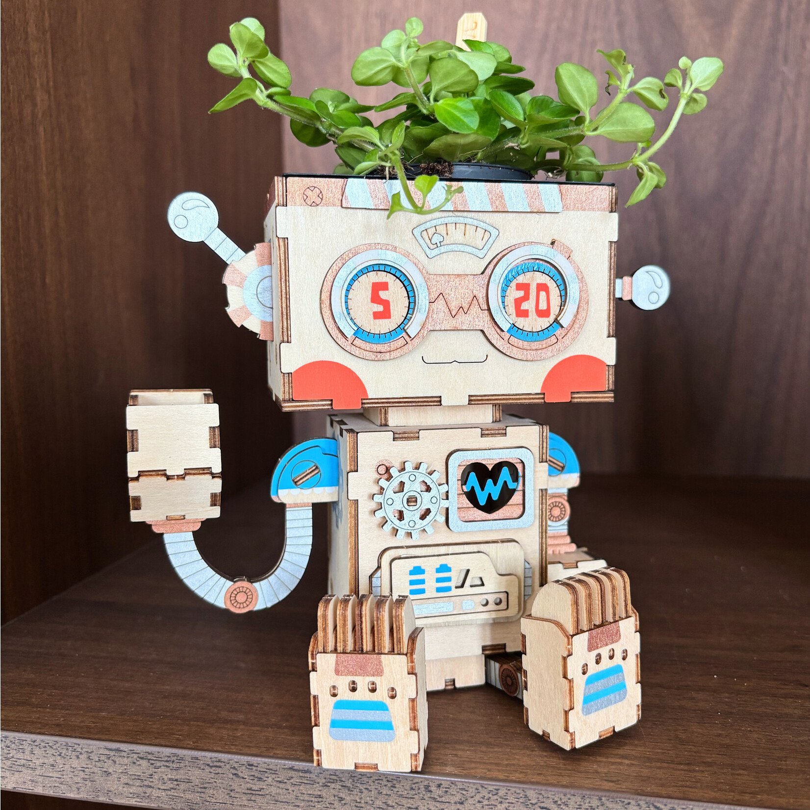 Robotime DIY Flowerpot Robot