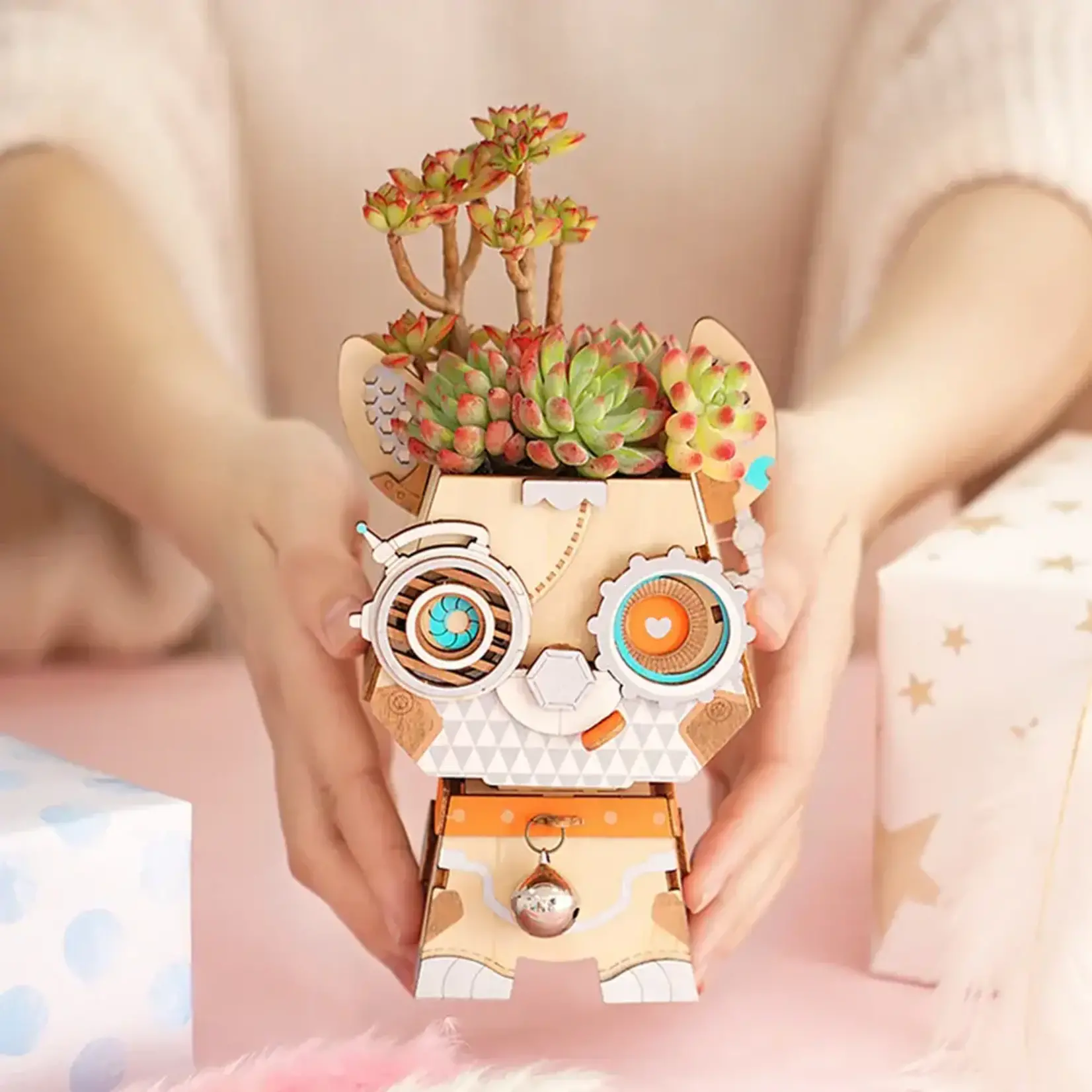Robotime DIY Flowerpot Puppy