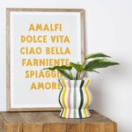 Que Rico Plant pot Ignacio - Rayas - Ø10