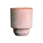 Bergs Potter Hoff pot rose met schotel grey - Ø11
