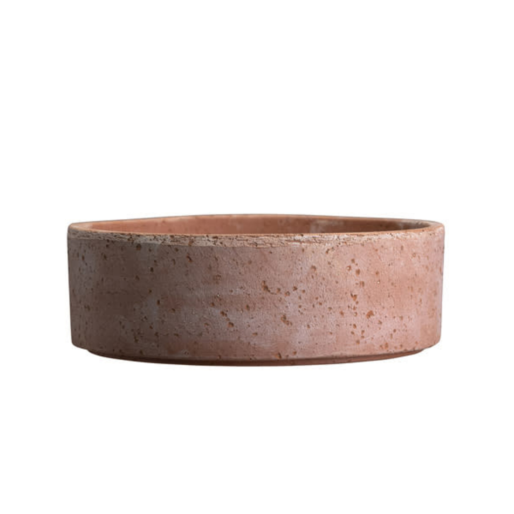 Bergs Potter Hoff pot rose met schotel rose  - Ø28,5