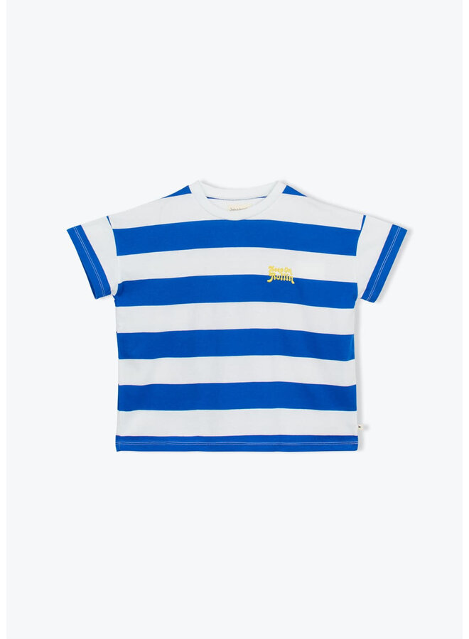 T-SHIRT MC BOY JERSEY STRIPED BIO DALE