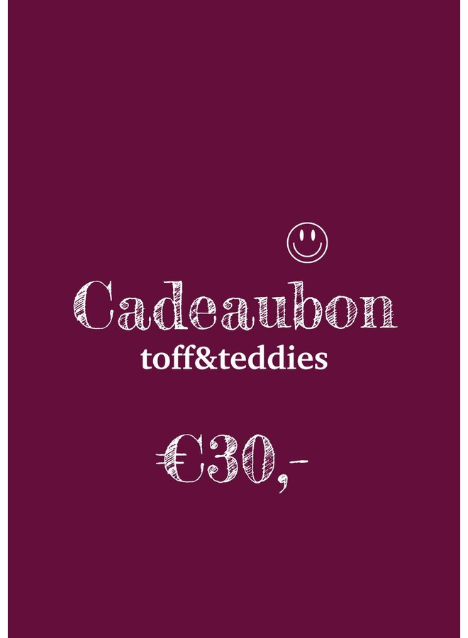 Cadeaubon €30,-