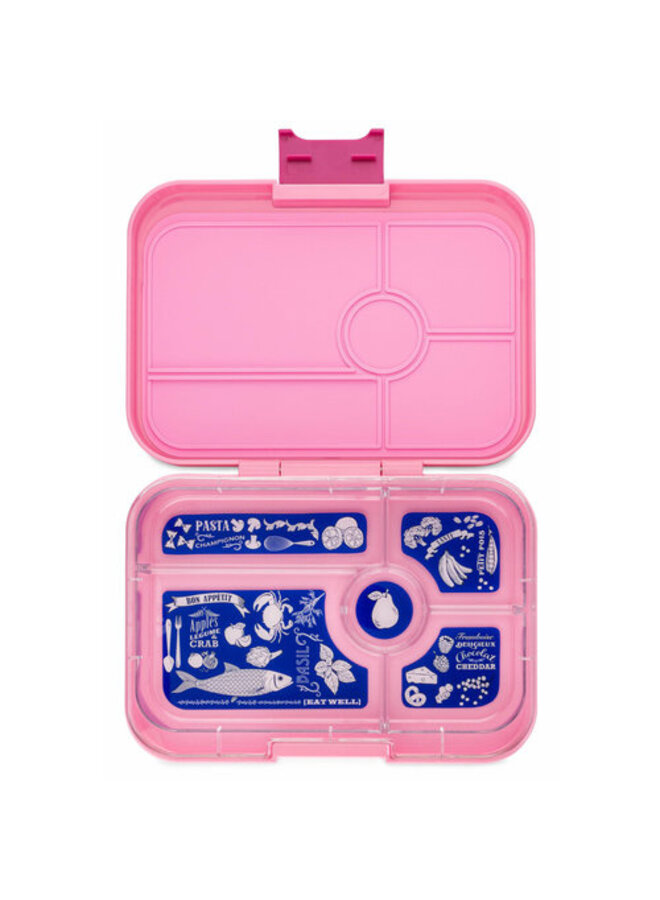 Yumbox Tapas XL met 5-vakken Capri Pink