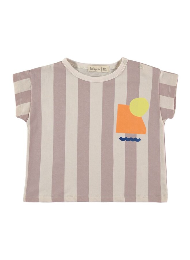 T-shirt Stripes Pink L32201700