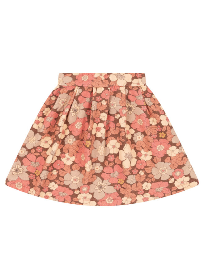 Skirt Flowerpower Peach