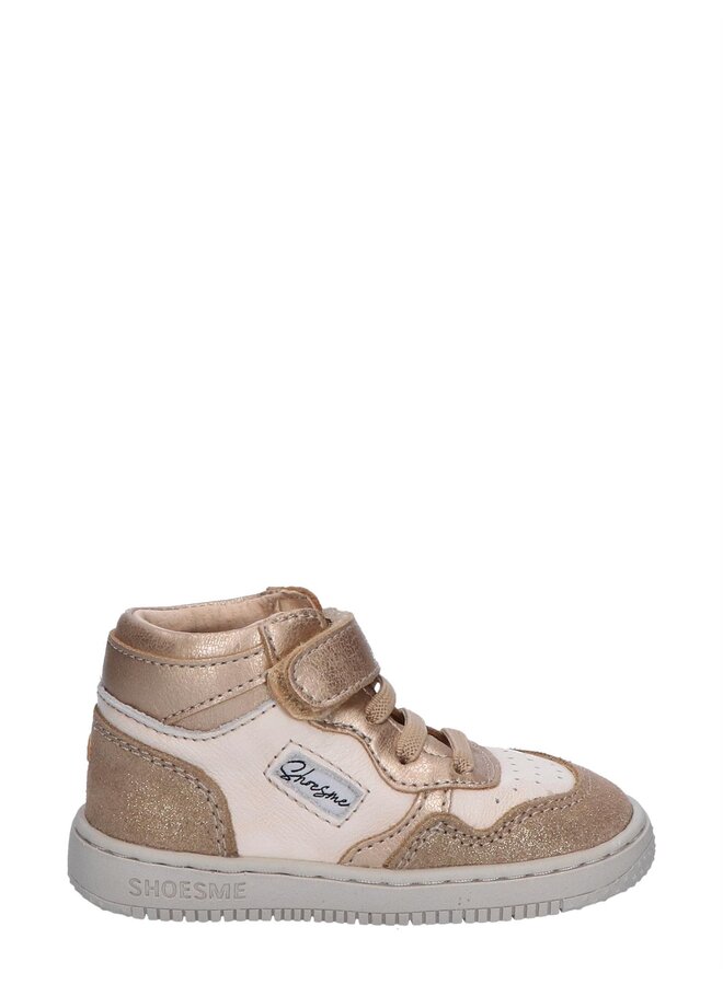 Baby Sneaker Goud/Beige