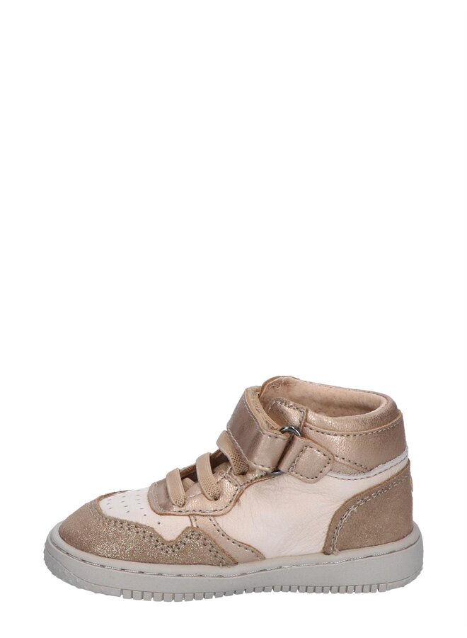 Baby Sneaker Goud/Beige