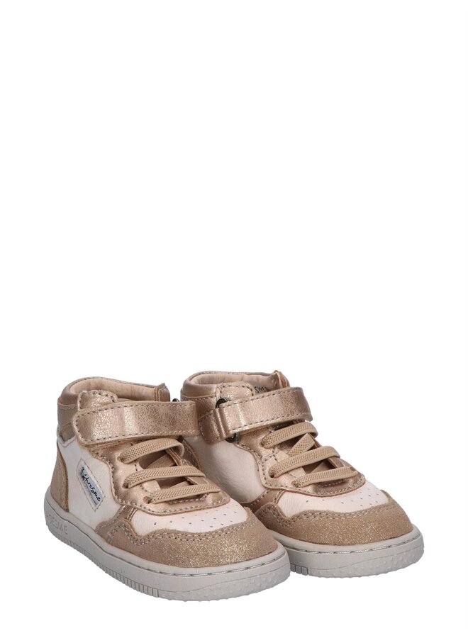 Baby Sneaker Goud/Beige