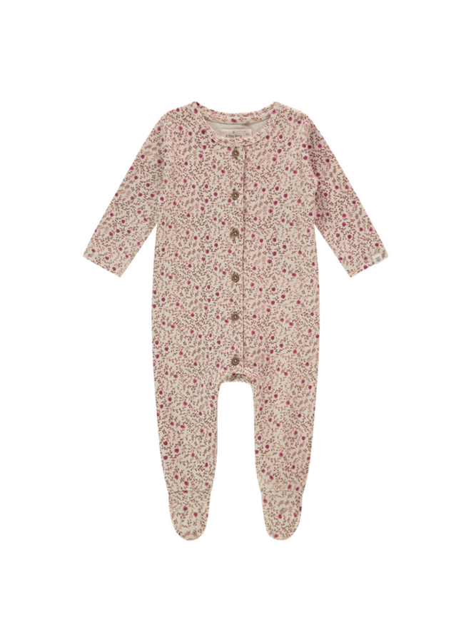 Baby Suit LS , Pearl