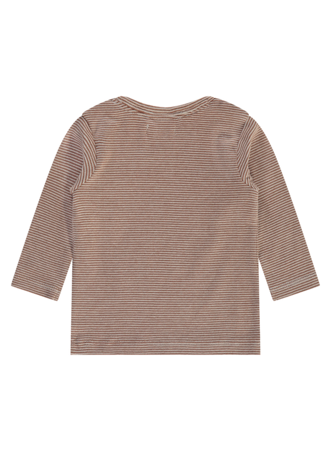 Baby T-shirt LS , Pearl