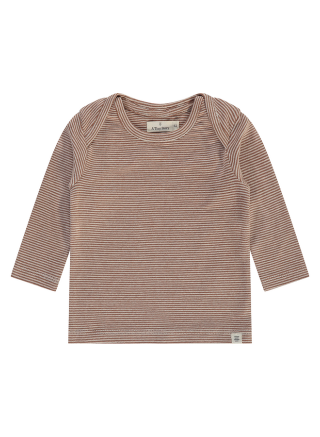 Baby T-shirt LS , Pearl