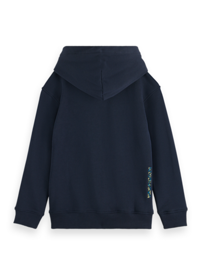 Relaxed-Fit Logo Hoodie , 401-Navy-Navy , 177833