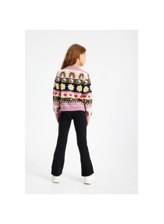 TN Liza Jacquard Pullover , Multi, TN5820