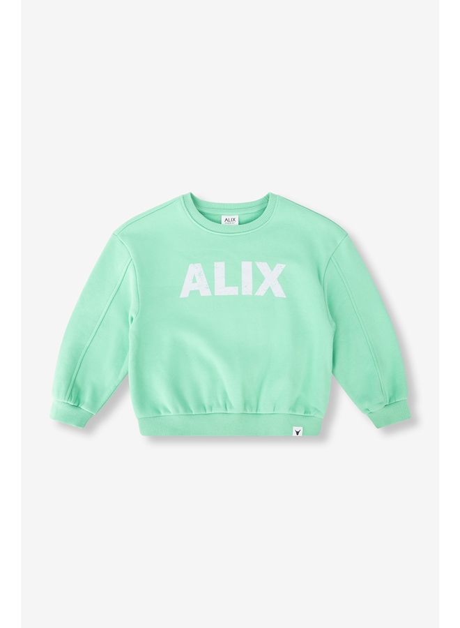 Kids Knitted ALIX Sweater , Light Green , 62408887327