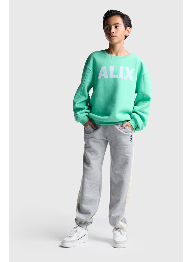 Kids Knitted ALIX Sweater , Light Green , 62408887327