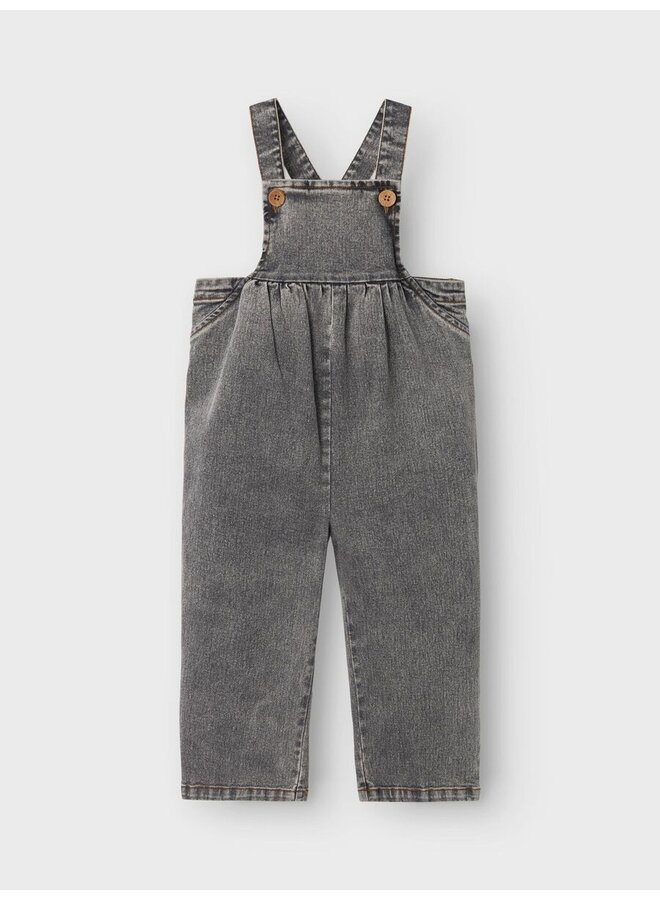 NMFtems Loose Dnm Overall , 13238592 , Light Grey Denim
