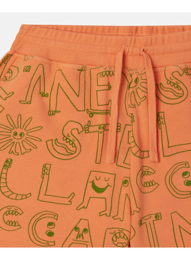 Jersey Shorts , TW6Q49-Z2638 , Salmone/Verde