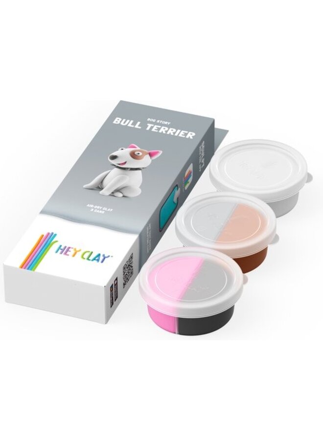 Hey clay bull terrier 3 potjes