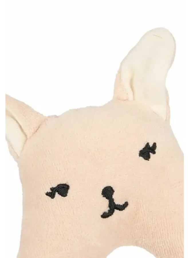 Rattle - Bunny - Peach Whip