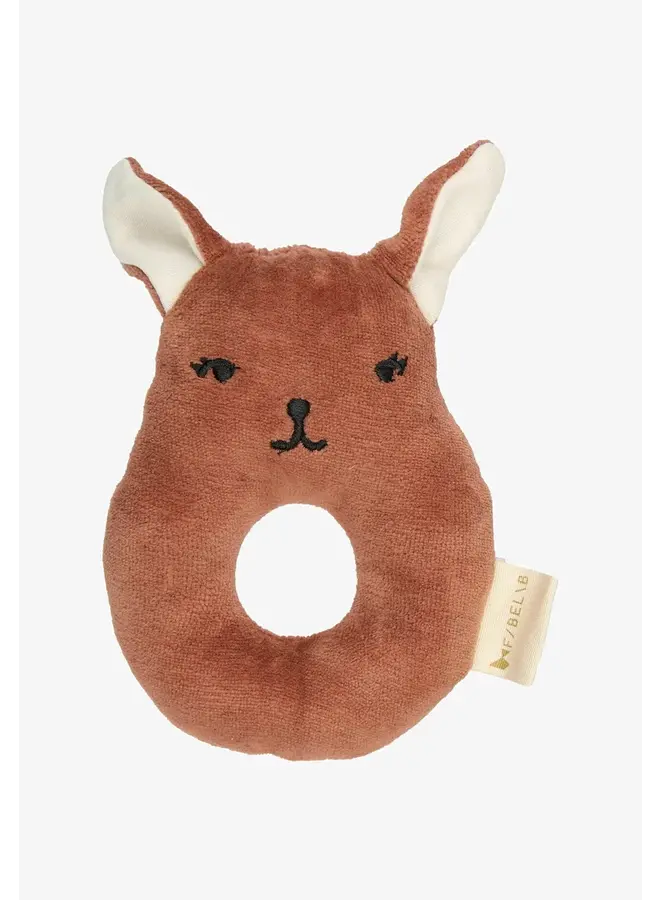 Rattle - Bunny - Ash Rose