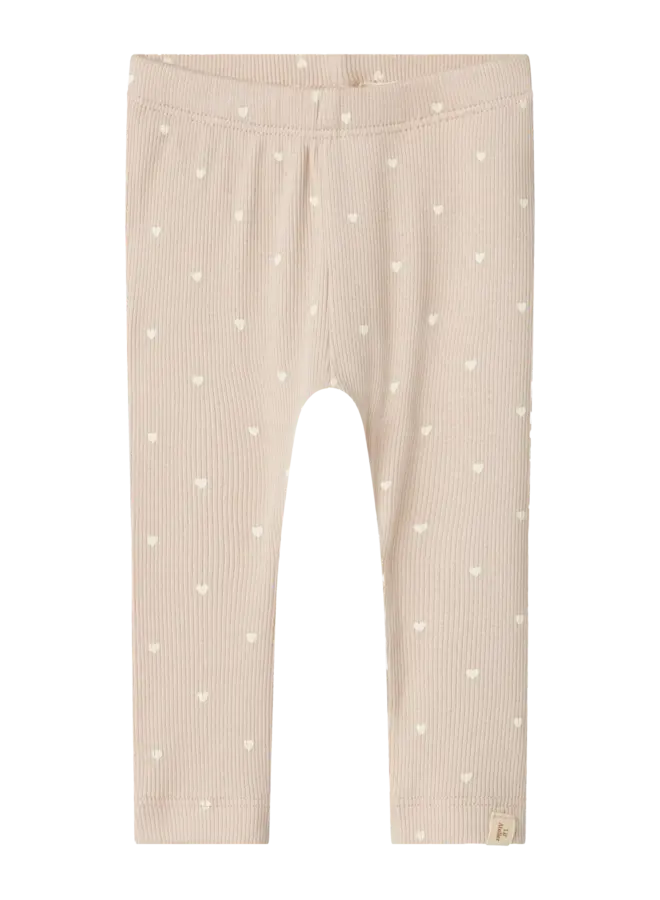 NBFGAGO slim legging aop heart