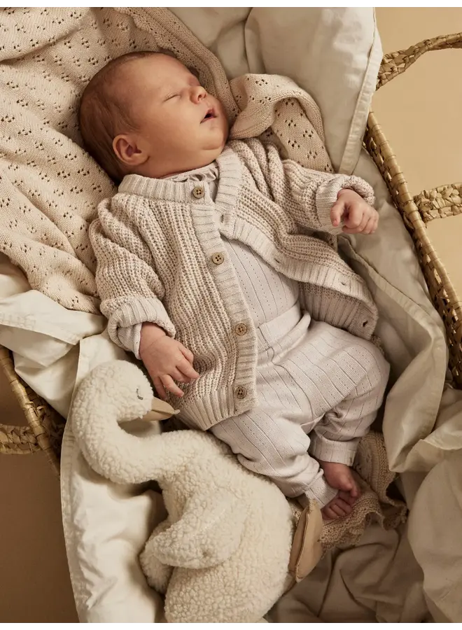 NBNEMLEN LS knit card turtledove