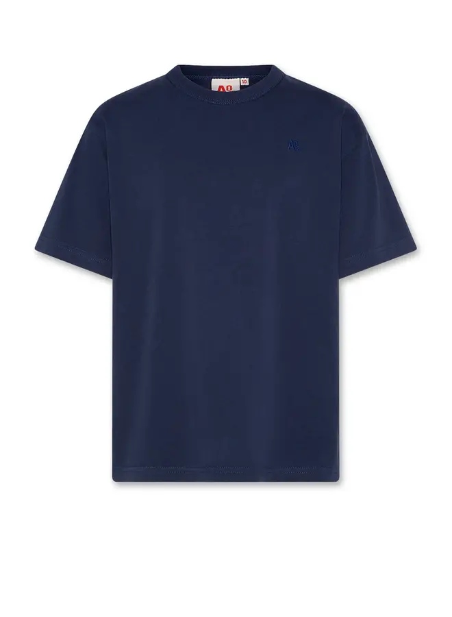 Silas t-shirt logo - indigo