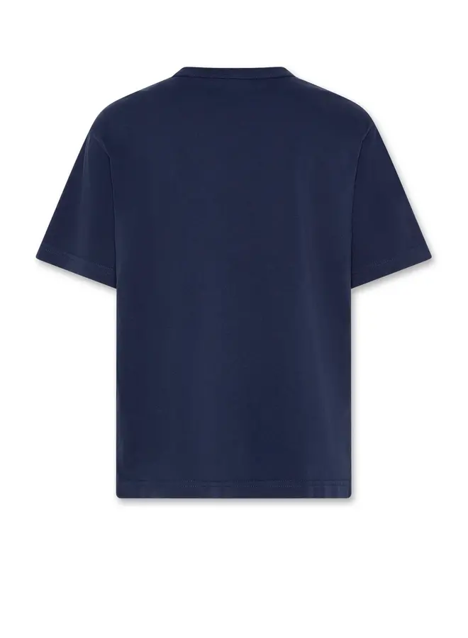 Silas t-shirt logo - indigo