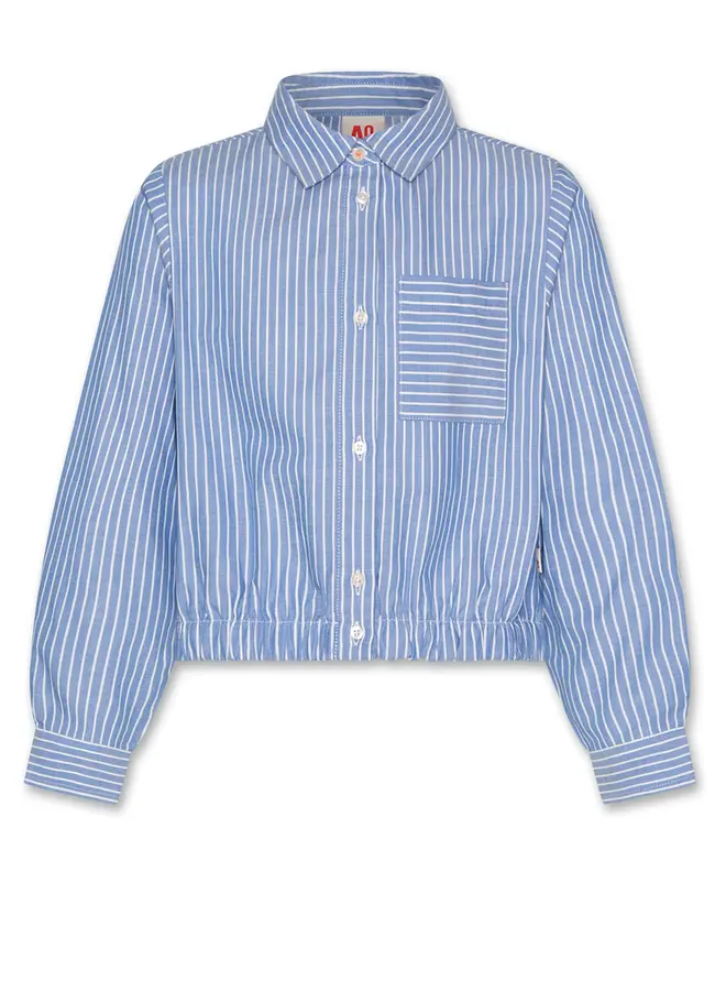 Ninja shirt stripes-light blue