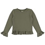 Bibi top - ribbed olive