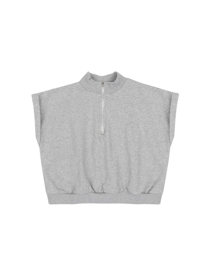 Zoe zip spencer - misty grey
