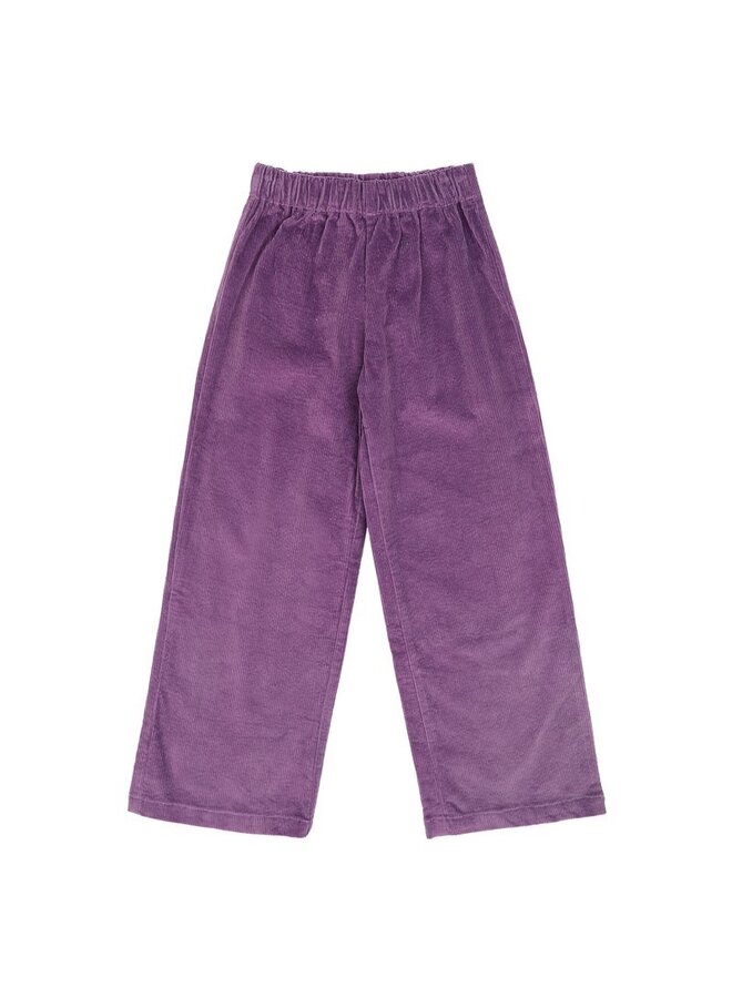 Mosie pants - purple corduroy