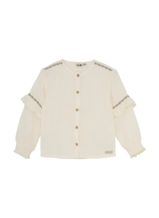 Longsleeve Ruffle - Off white