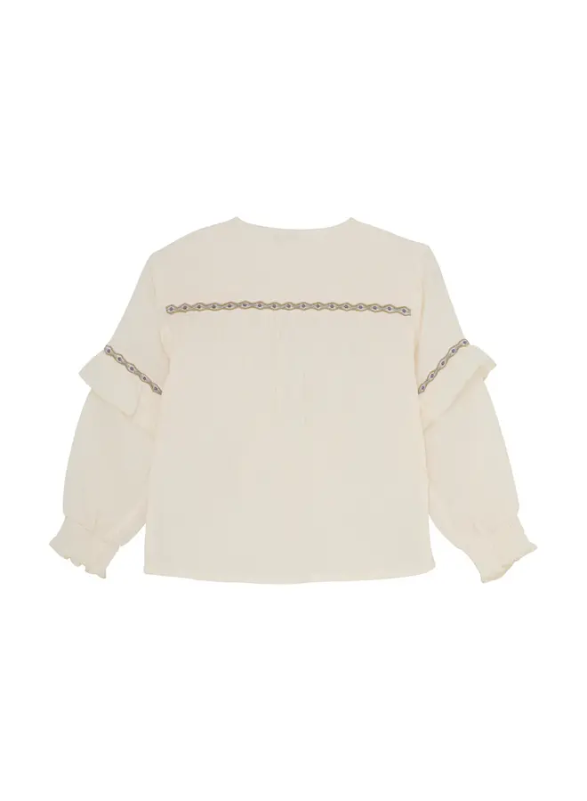 Longsleeve Ruffle - Off white