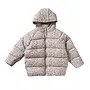 Fall garden puffer coat pink whisper