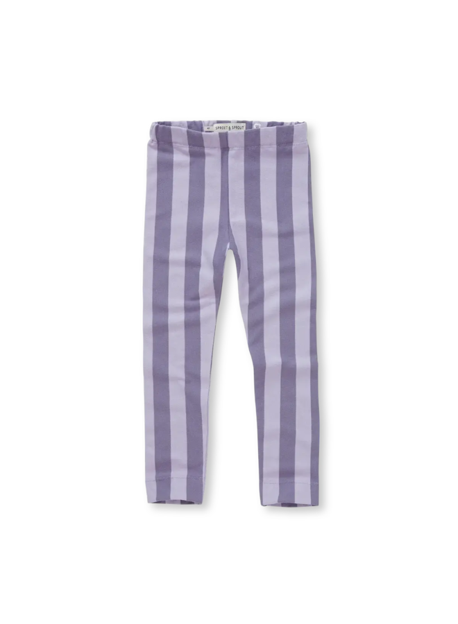 Winter Legging Purple Stripe Lavender